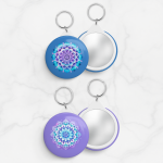 Custom Gantungan Kunci Cermin 58mm Bulat - Keychain Mirror Foto Logo Nama Design Sendiri Custom Gantungan Kunci Cermin 58mm Bulat - Keychain Mirror Foto Logo Nama Design Sendiri